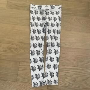 Adult XS–S Jeggings – Black & White Doge Dog Print – New Collection